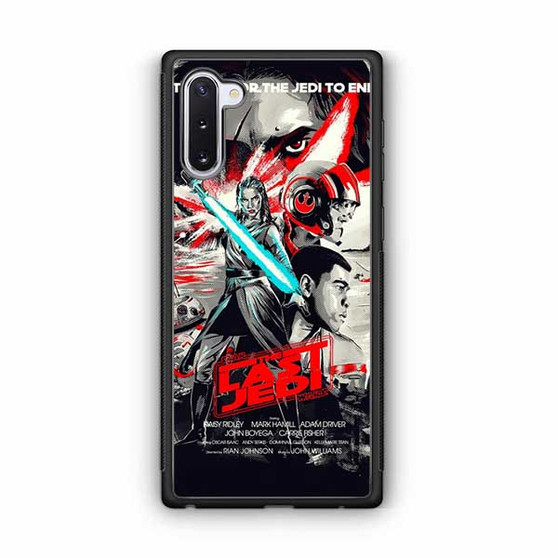 Star Wars The Last of Jedi Cover 2 Samsung Galaxy Note 10 Case