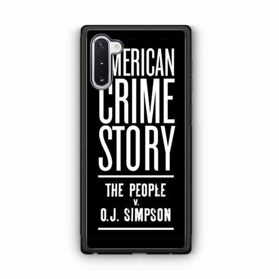 The People V O.J Simpson 2 Samsung Galaxy Note 10 Case
