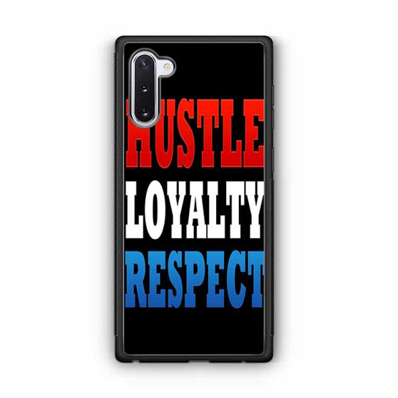 WWF Hustle Loyalty Respect Samsung Galaxy Note 10 Case