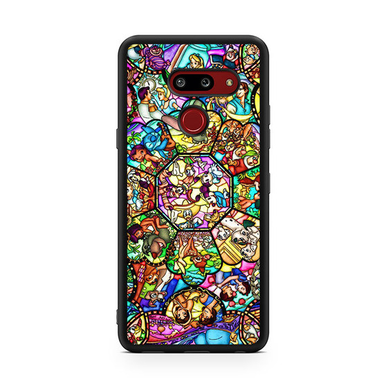 disney characters stained glass LG G8 ThinQ Case