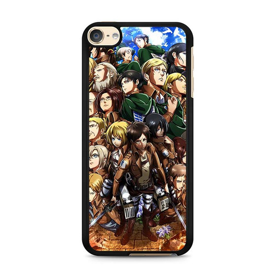 Attack on Titan All Characters iPod Touch 6 Case