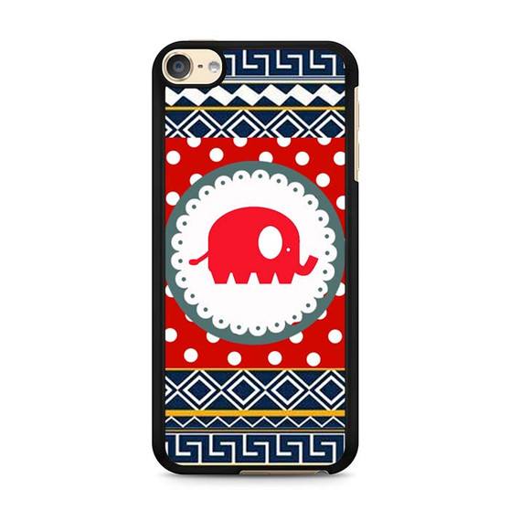 Cute Red Elephant Polkadots Aztec iPod Touch 6 Case Cute Red Elephant Polkadots Aztec iPod Touch 6 Case