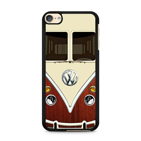 dark wood vw retro bus iPod Touch 6 Case