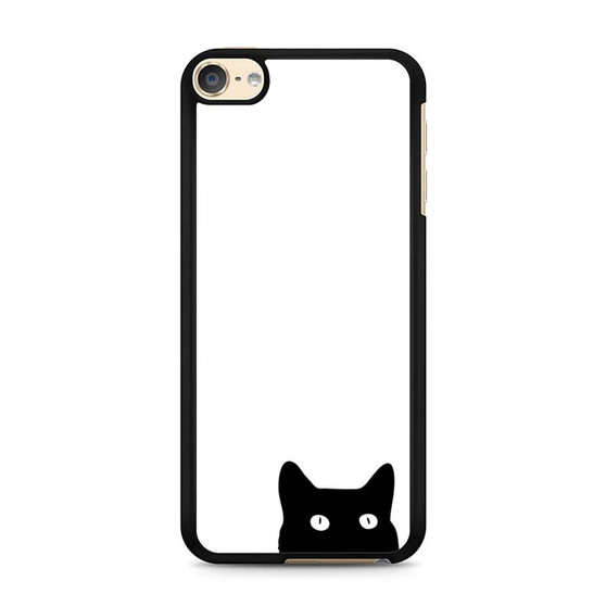 Watching black cat iPod Touch 6 Case