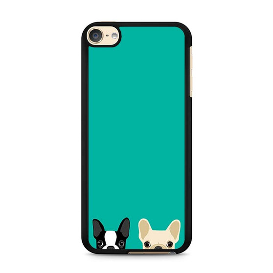 Watching Boston Terrier & French Bulldog iPod Touch 6 Case