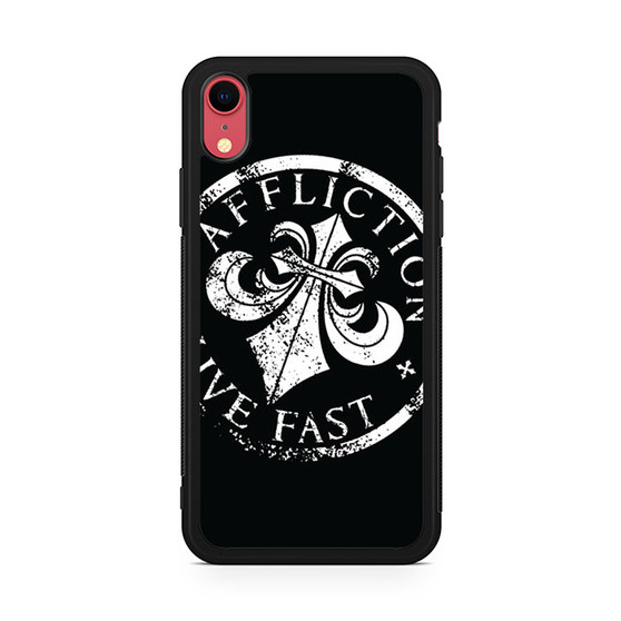 affliction live fast iPhone XR Case