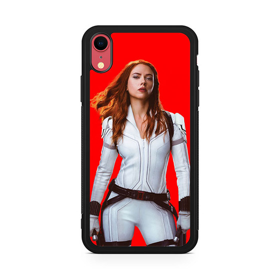 Black Widow In White Suit iPhone XR Case Black Widow In White Suit iPhone XR Case