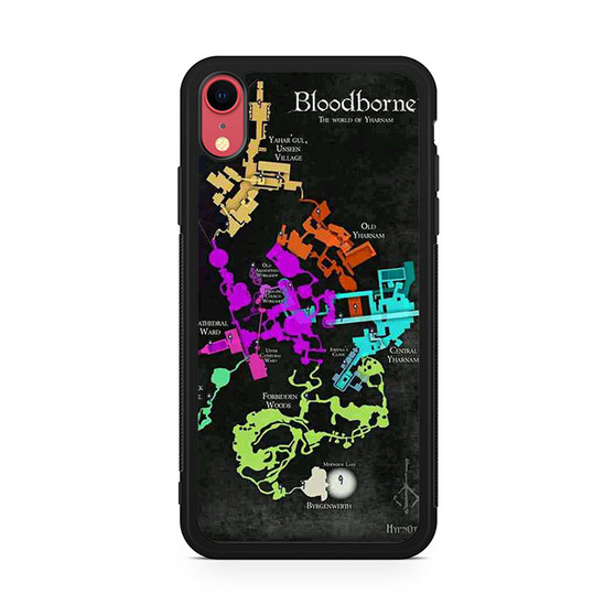 Bloodborne maps iPhone XR Case Bloodborne maps iPhone XR Case