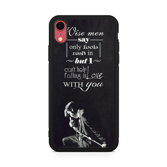 Elvis Quotes iPhone XR Case
