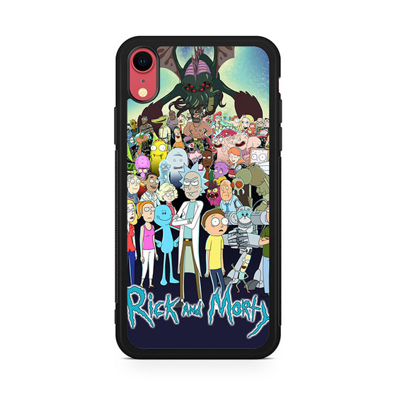 Rick And Morty All Character iPhone XR Case