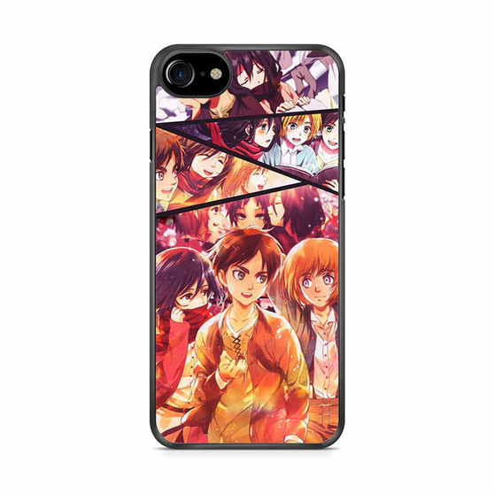 Attack on Titan Eren Mikasa & Armin iPhone SE 2020 Case