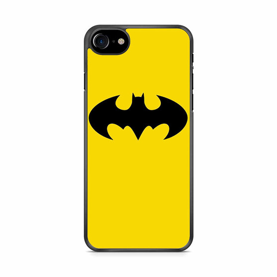 Batman Logo in Yellow iPhone SE 2020 Case