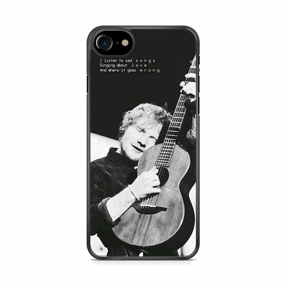 Ed Sheeran Listening Sad Song iPhone SE 2020 Case