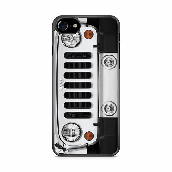 Jeep Wrangler White iPhone SE 2020 Case