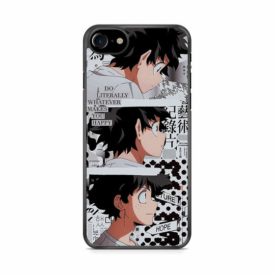My Hero Academia Deku's Quotes iPhone SE 2020 Case