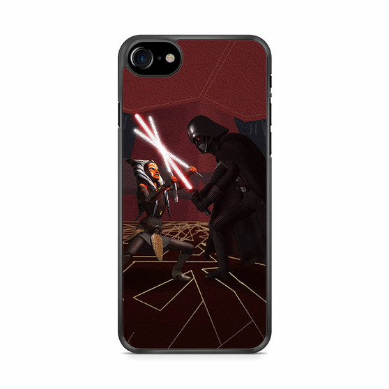 Star Wars Ahsoka vs Vader iPhone SE 2020 Case