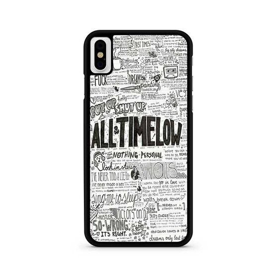 All Time Low Lyrics 1 iPhone X / XS | iPhone XS Max Case All Time Low Lyrics 1 iPhone X / XS | iPhone XS Max Case