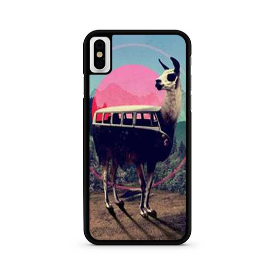 llama retro bus iPhone X / XS | iPhone XS Max Case
