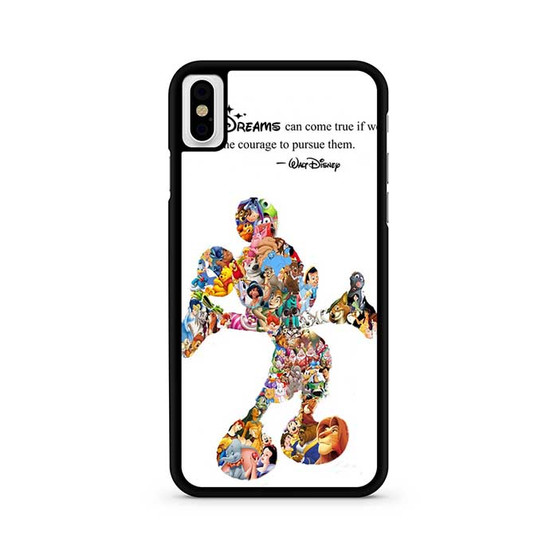 Mickey Mouse Character Montage iPhone X / XS | iPhone XS Max Case Mickey Mouse Character Montage iPhone X / XS | iPhone XS Max Case