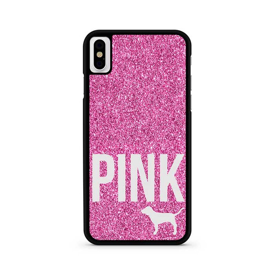 Pink Glitter Victoria's Secret iPhone X / XS | iPhone XS Max Case