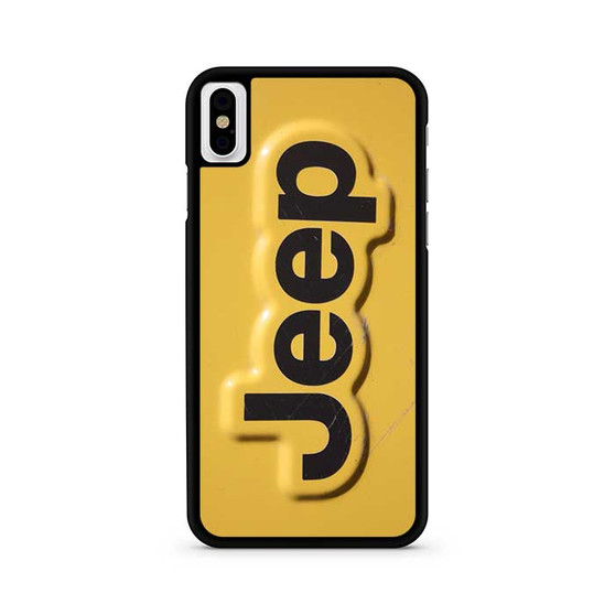 Yellow Jeep Plat iPhone X / XS | iPhone XS Max Case