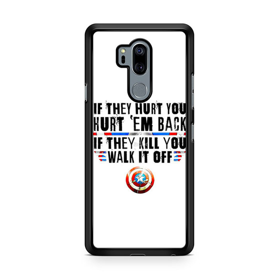 Captain America's Quote LG G7 ThinQ Case