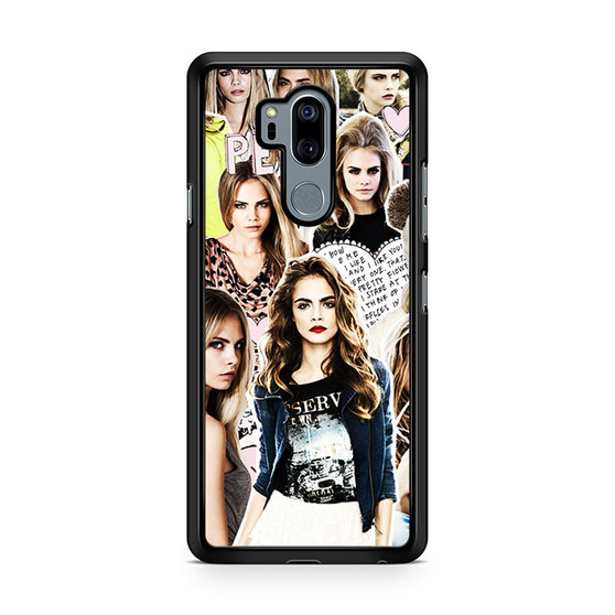 Cara Delevingne Collage LG G7 ThinQ Case