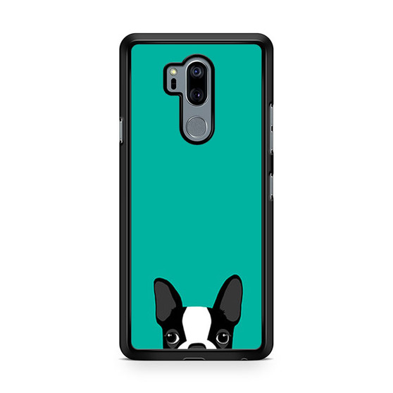 Watching Boston Terrier 1 LG G7 ThinQ Case