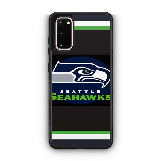 Seattle seahawks logo green strip Samsung Galaxy S20 5G Case