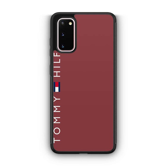 Tommy Hilfiger Dark Red Samsung Galaxy S20 5G Case