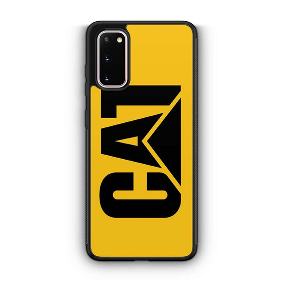 yellow caterpillar logo Samsung Galaxy S20 5G Case