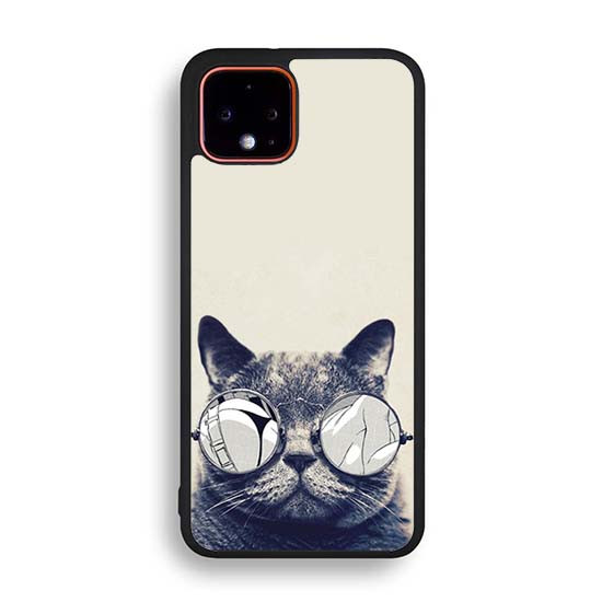cat hipster Google Pixel 4 | Pixel 4A | Pixel 4 XL Case