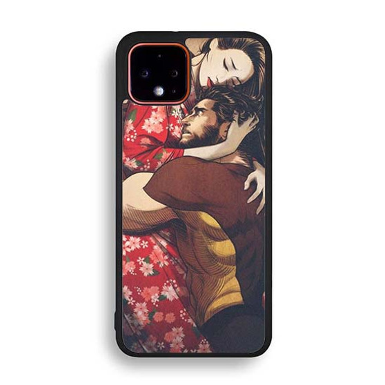 Logan as Wolverine and Japanese Girl Google Pixel 4 | Pixel 4A | Pixel 4 XL Case