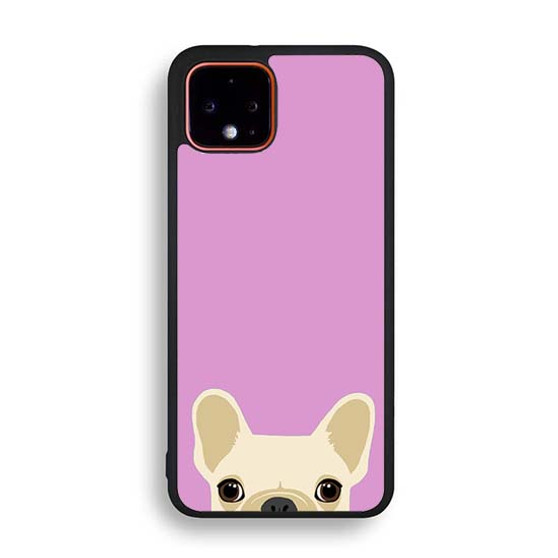 pink french bulldog Google Pixel 4 | Pixel 4A | Pixel 4 XL Case