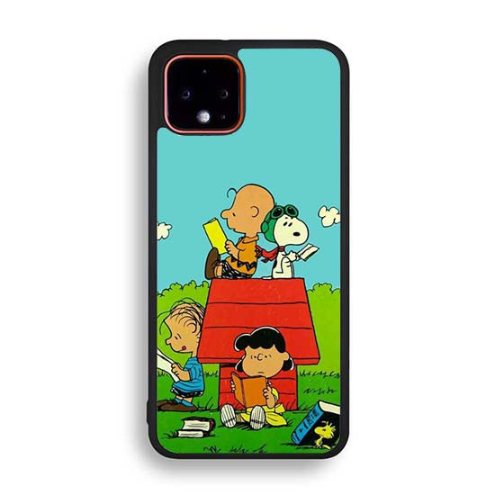 Snoopy Reading Google Pixel 4 | Pixel 4A | Pixel 4 XL Case