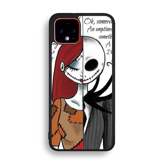 The Nightmare Before Christmas quotes Google Pixel 4 | Pixel 4A | Pixel 4 XL Case