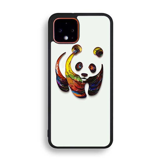 WWF Panda Colour Pattern Google Pixel 4 | Pixel 4A | Pixel 4 XL Case