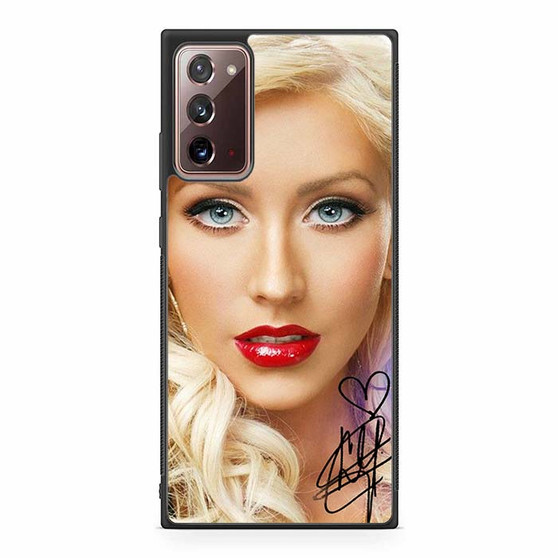 Christina Aguilera Red Lips Samsung Galaxy Note 20 5G Case