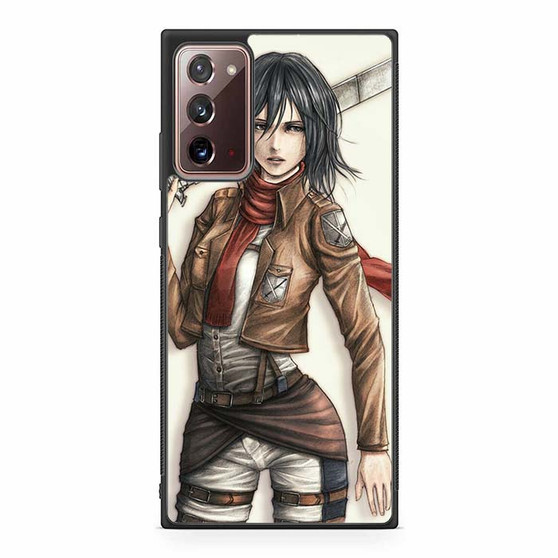 Mikasa Ackerman Attack on Titan 2 Samsung Galaxy Note 20 5G Case