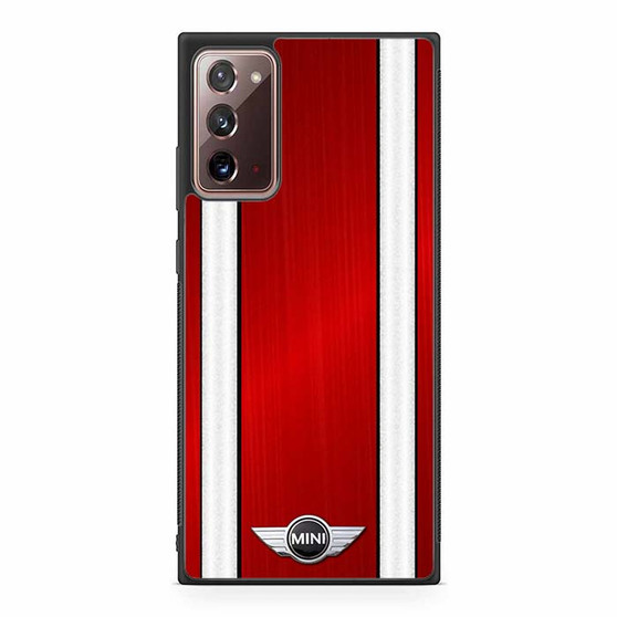 Mini Cooper Red Polished Samsung Galaxy Note 20 5G Case Mini Cooper Red Polished Samsung Galaxy Note 20 5G Case
