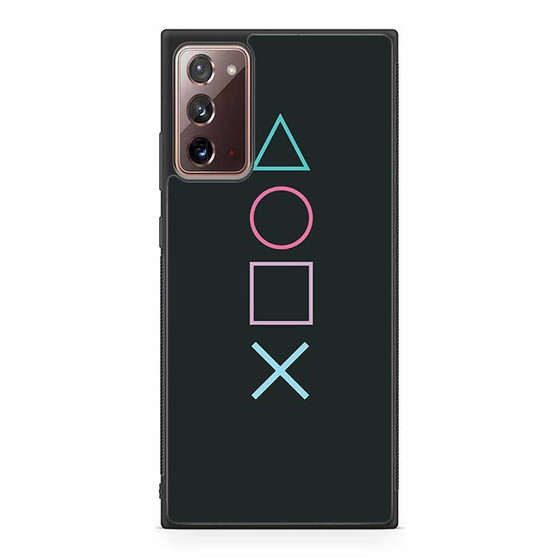 Playstation Button Samsung Galaxy Note 20 5G Case