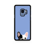 Cute French Bulldog Light Blue Samsung Galaxy S9 | S9+ Case