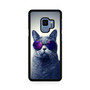 Hipster Cat With Galaxy Glasses Samsung Galaxy S9 | S9+ Case