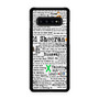 Ed Sheeran Quotes 2 Samsung Galaxy S10 | S10 5G | S10+ | S10E | S10 Lite Case