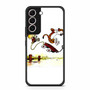 Calvin and Hobbes Playing Together Samsung Galaxy S22 | S22+ Case
