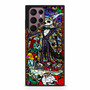 Nightmare before christmas stained glass Samsung Galaxy S22 Ultra Case