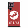 Steam Logo Red Samsung Galaxy S22 Ultra Case