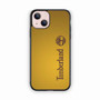 Gold timberland iPhone 13 Mini Case