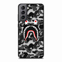 Bape Shark Black Camo Samsung Galaxy S21 FE 5G Case