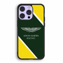 Aston Martin Yellow Dark Green iPhone 14 | iPhone 14 Plus | iPhone 14 Pro | iPhone 14 Pro Max Case
